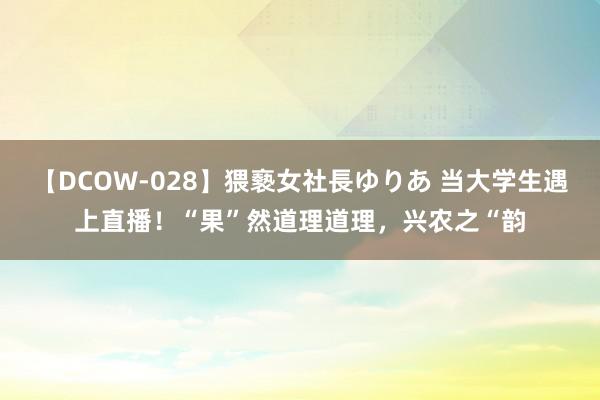 【DCOW-028】猥褻女社長ゆりあ 当大学生遇上直播！“果”然道理道理，兴农之“韵