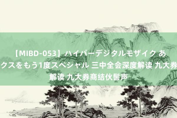 【MIBD-053】ハイパーデジタルモザイク あの娘のセックスをもう1度スペシャル 三中全会深度解读 九大券商结伙髻声