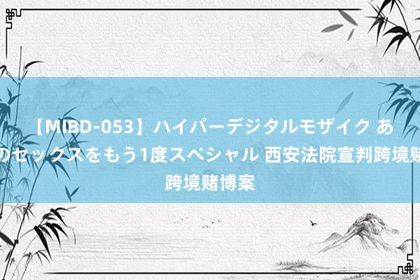 【MIBD-053】ハイパーデジタルモザイク あの娘のセックスをもう1度スペシャル 西安法院宣判跨境赌博案