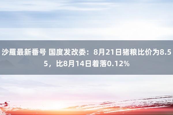 沙羅最新番号 国度发改委：8月21日猪粮比价为8.55，比8月14日着落0.12%